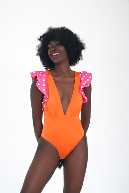 Marilyn One Piece Orange