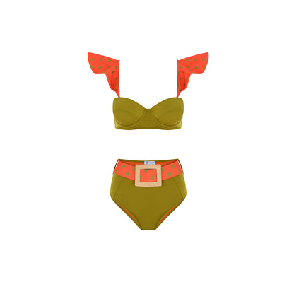 Audrey Bikini Olive Green